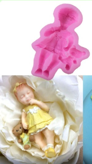 Molde Bautizo Bebe no.9