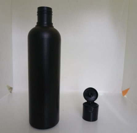 Envase PET Cosmo Negro C/tapa rosca - 8oz