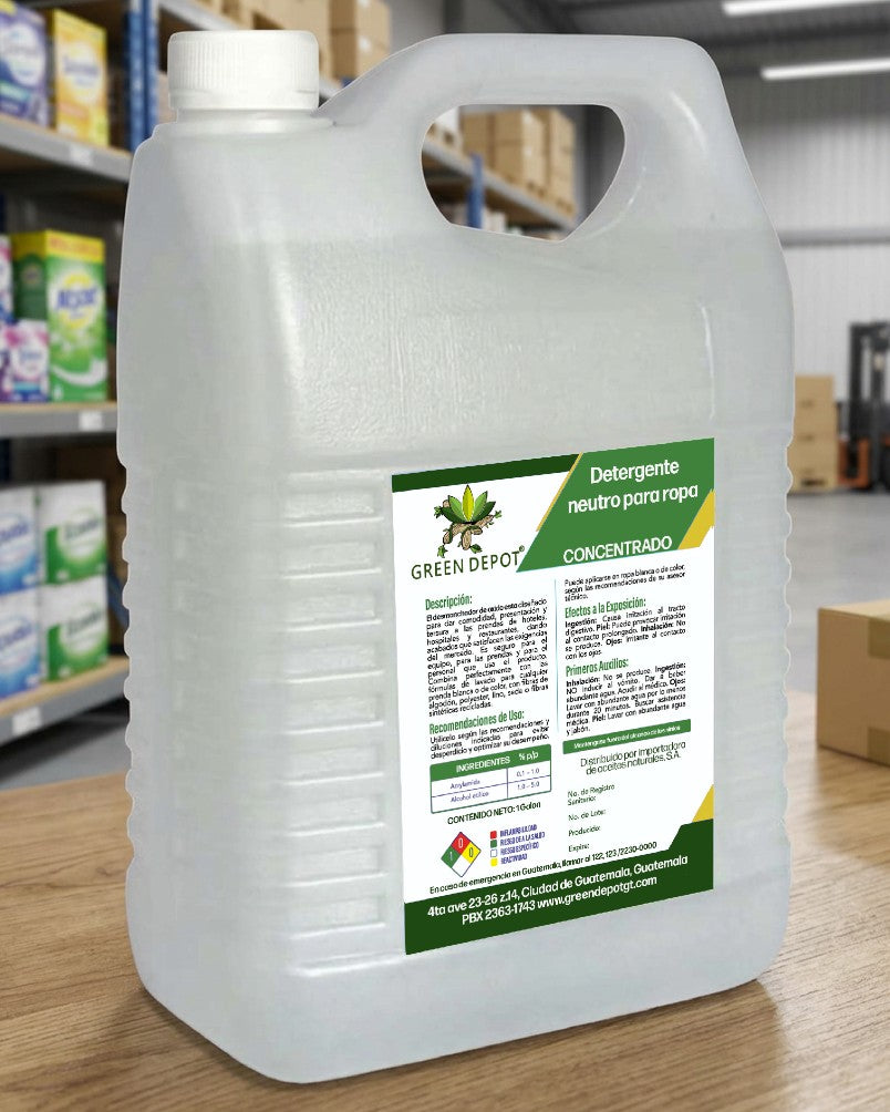 Detergente Neutro para Ropa - Concentrado