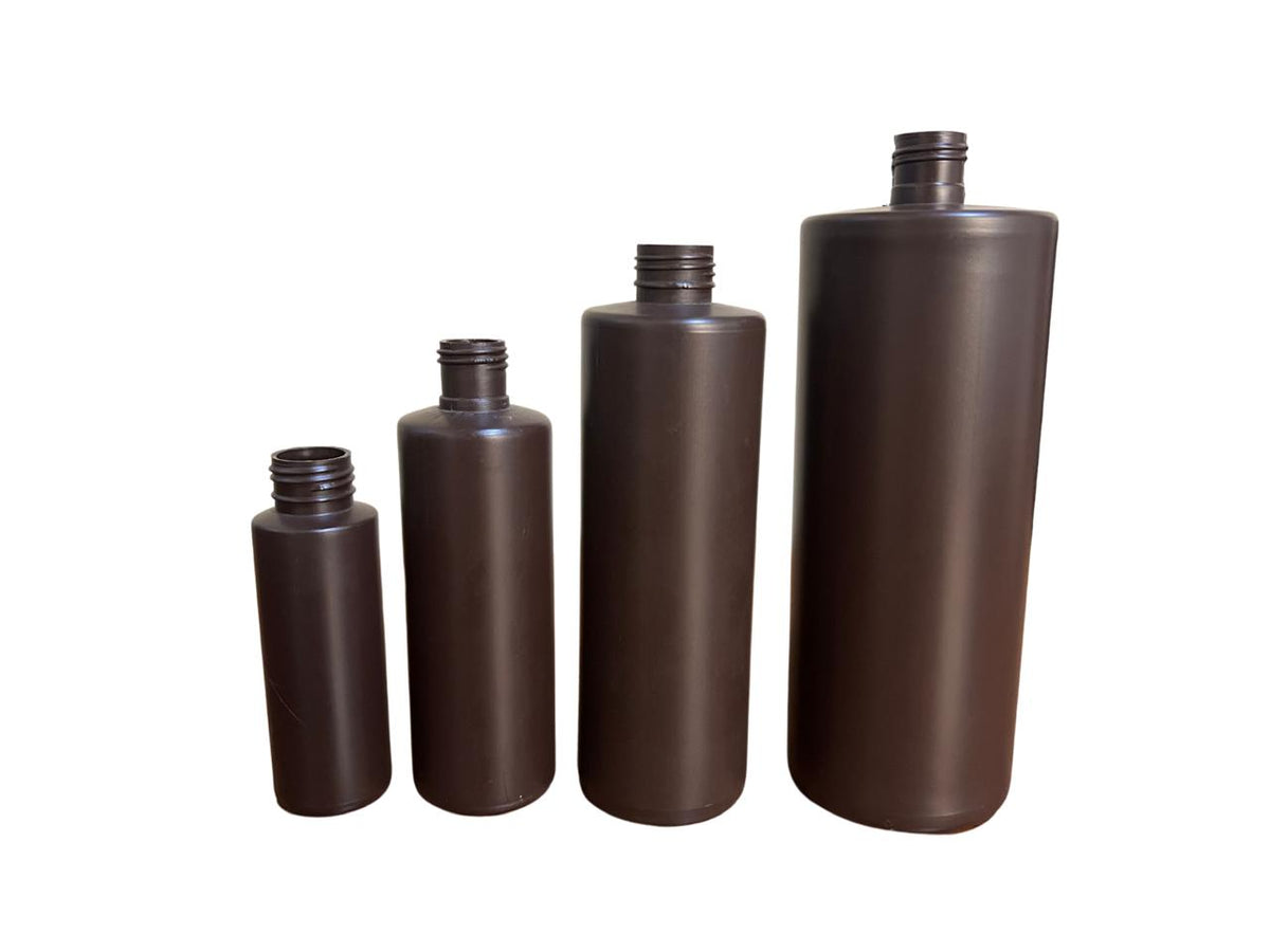 Envase Cilíndrico Café plástico - 32onz cuello 24/415