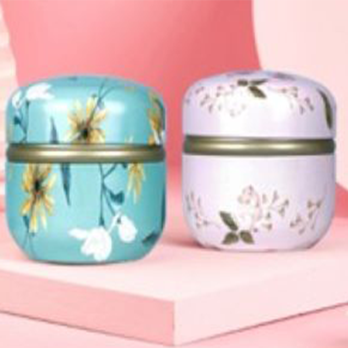 Tin-can estuche Colores surtidos 8.5x8.7cm
