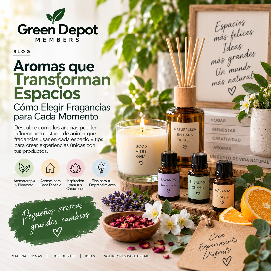 Aromas que Transforman Espacios: Cómo Elegir Fragancias para Cada Momento