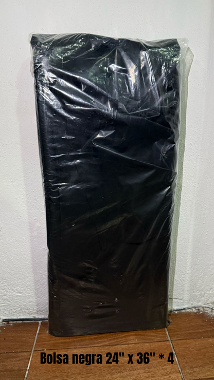 BOLSA Plasticas Hospitalarias - Negra 24 x 36 x 4