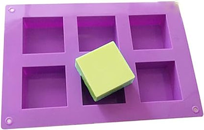 Molde Jabon Cuadro 6x6 400g