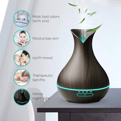 Aroma Difusor - 7 LED Colors OPTIONS 550ml