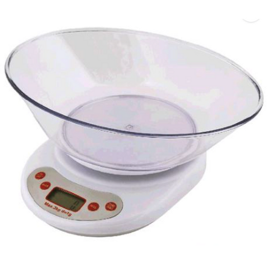Balanza electrónica Oval LCD de 5kg