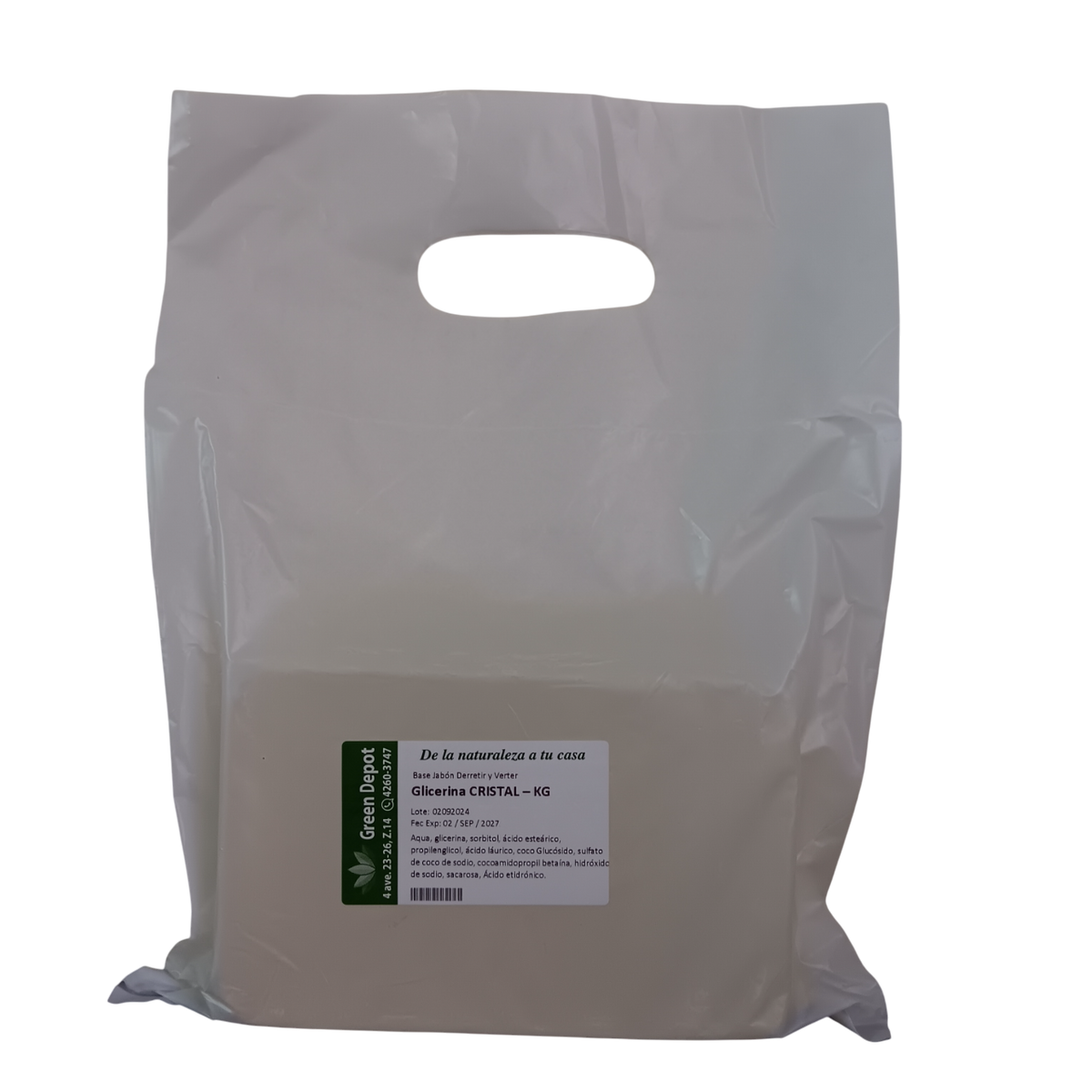 Base Jabon Glicerina Cristal - Green Depot