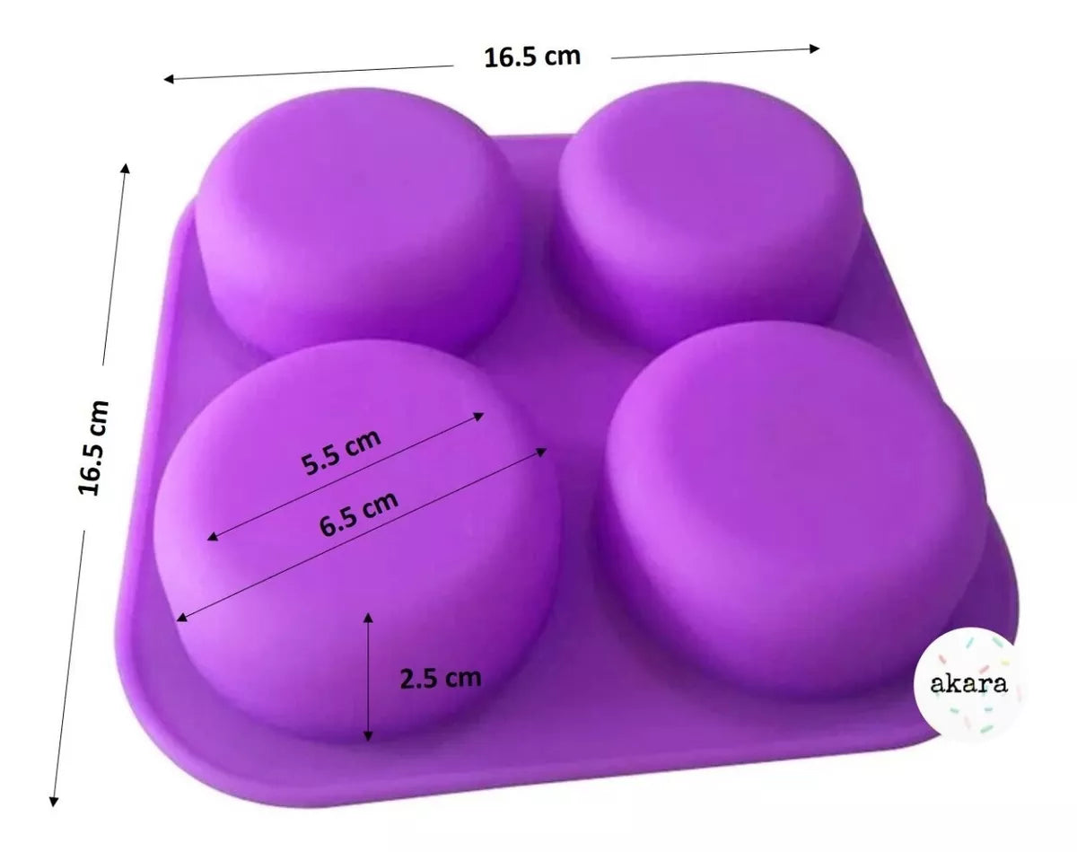 Molde Jabon Redondo 300g