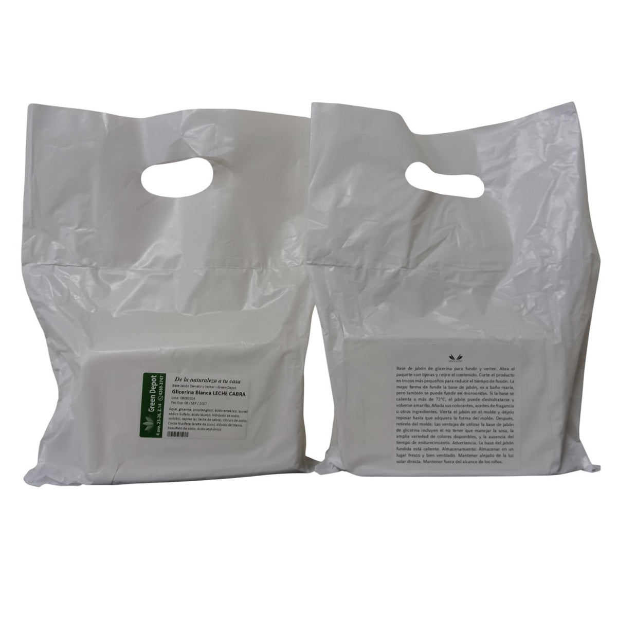 Base Jabon Glicerina LECHE CABRA - Green Depot
