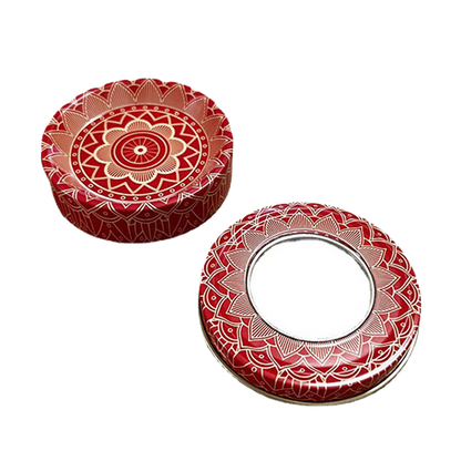 Tin-can colorido Velas 7cmx2cm