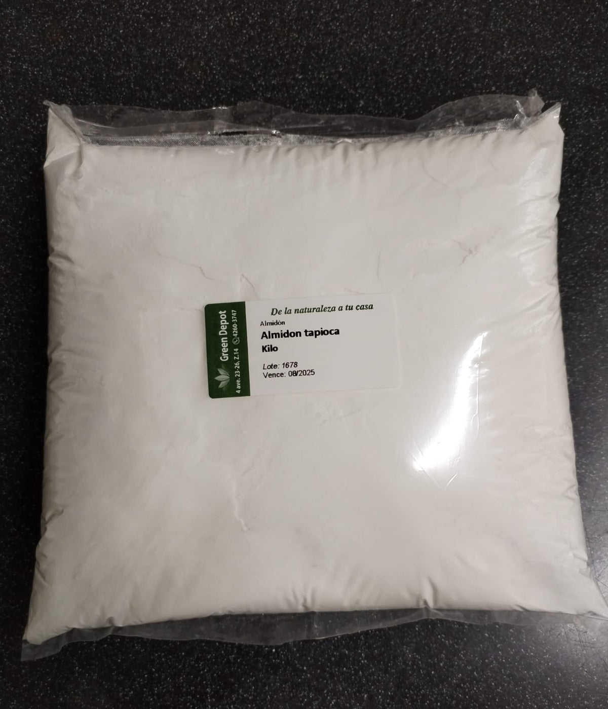Almidon de Tapioca (Yuca)