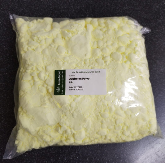 Azufre Micronizado polvo al 99.9%