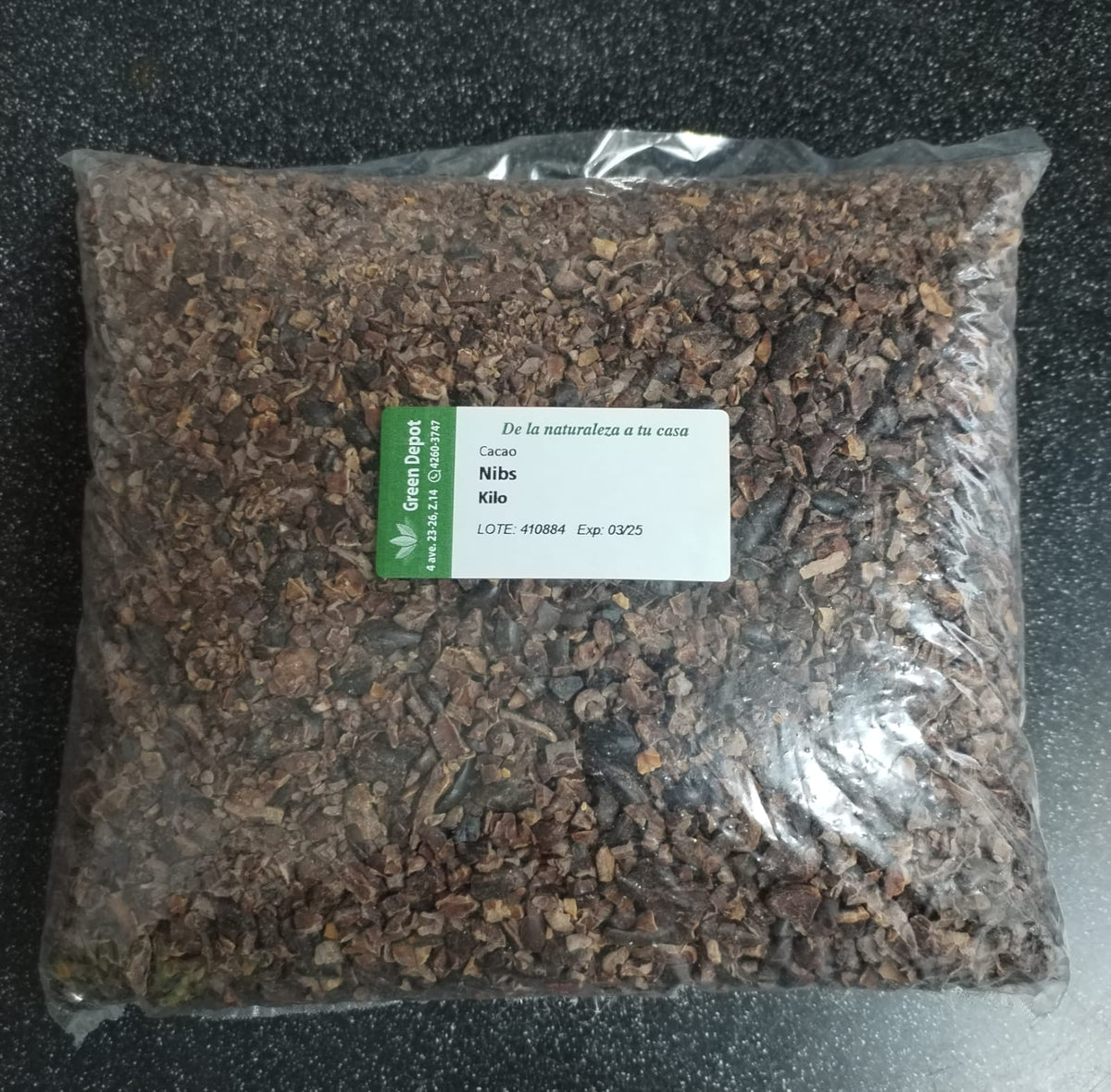 Cacao en Nibs
