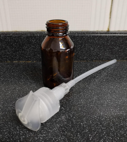 Frasco Vidrio c/tapa Cremera 28mm - 60ml