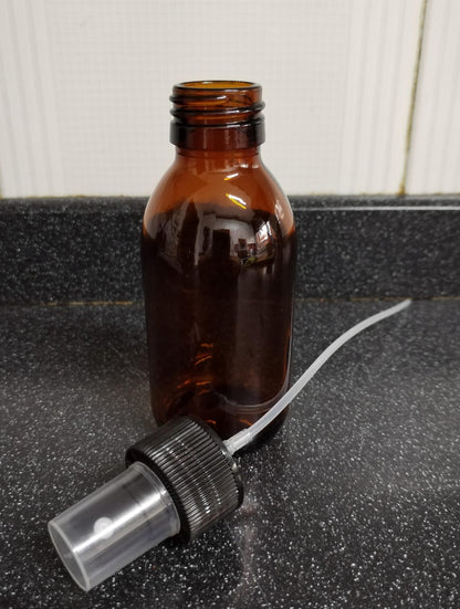 Frasco Vidrio c/tapa Atomizador 28mm - 125ml