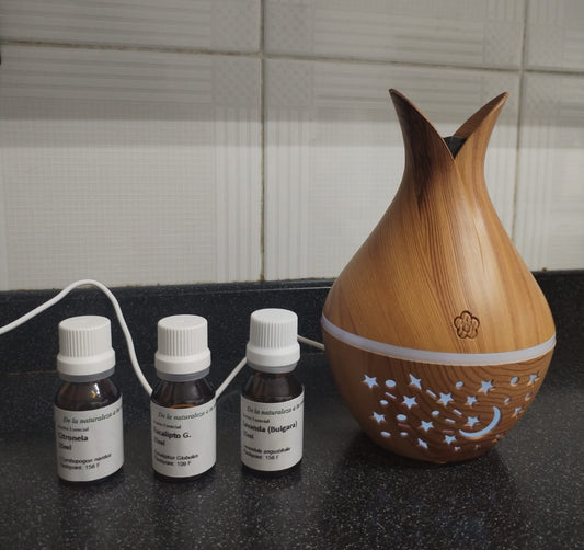 Kit Difusor Aromatico y 3 Aceites Esenciales No. 11