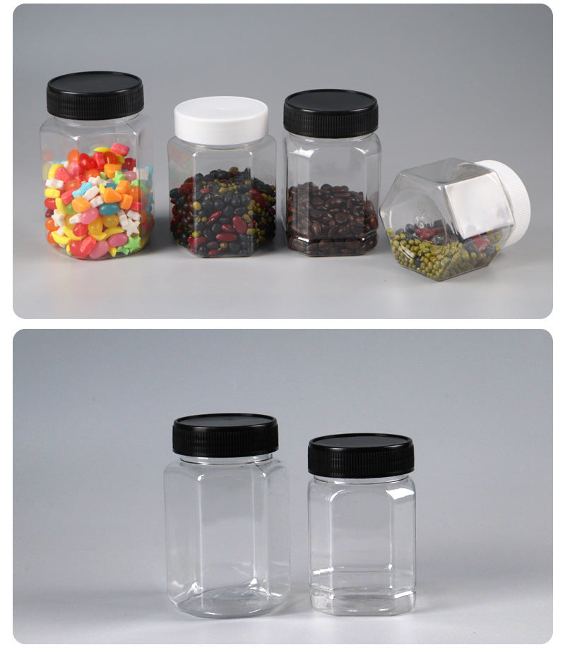 Tarro PET T/negra con Inner - 500ml