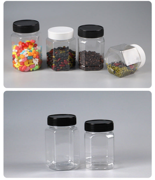Tarro PET T/negra con Inner - 500ml