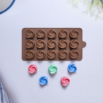 Molde Chocolate Floreado No.25