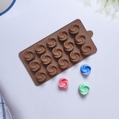Molde Chocolate Floreado No.25