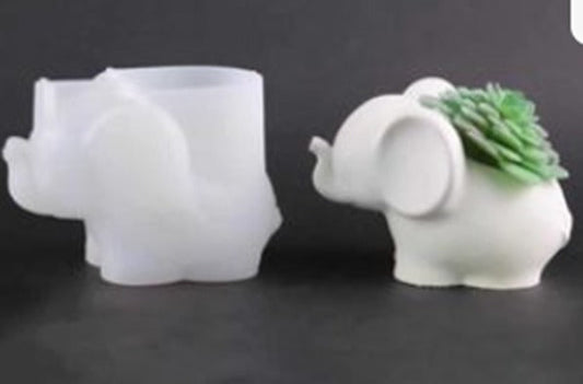 Molde Maceta Elefante 2