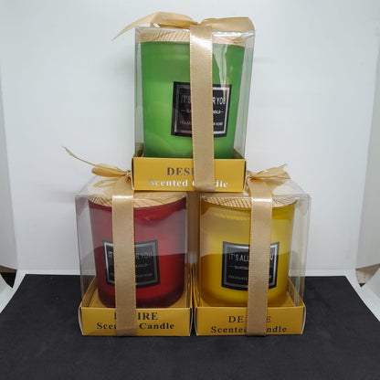 Velas Perfumadas con vaso y tapa