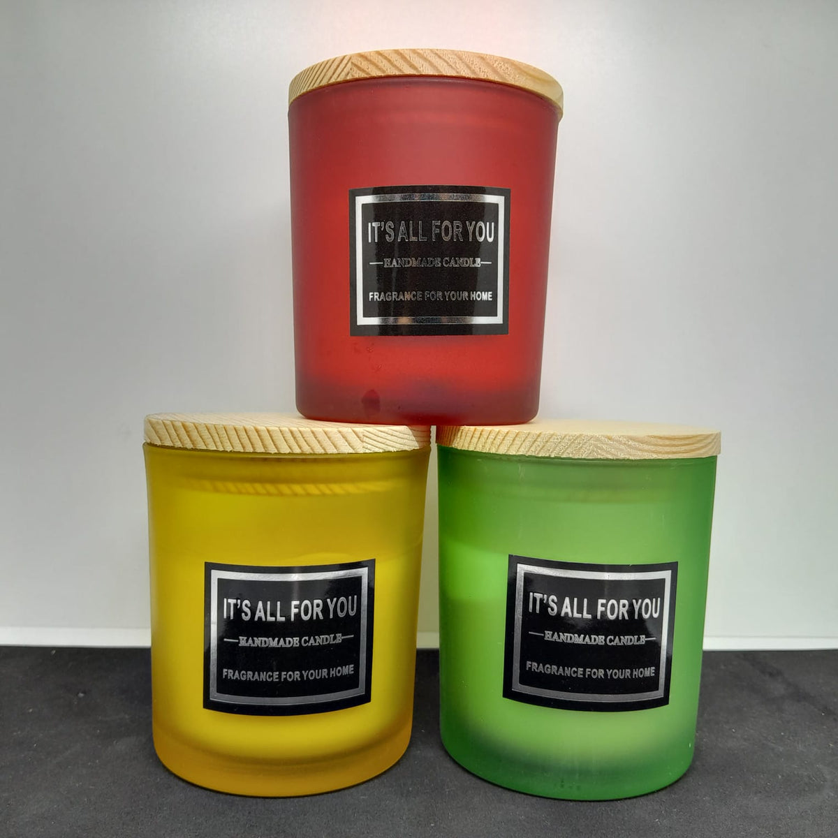 Velas Perfumadas con vaso y tapa