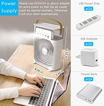 Ventilador de aire acondicionado portátil