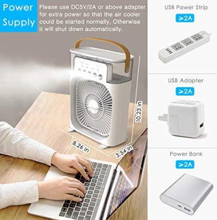 Ventilador de aire acondicionado portátil