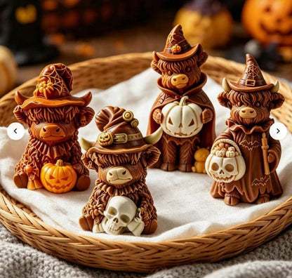 Molde vaca halloween no. 11