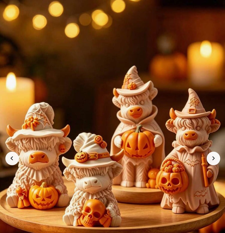 Molde vaca halloween no. 11