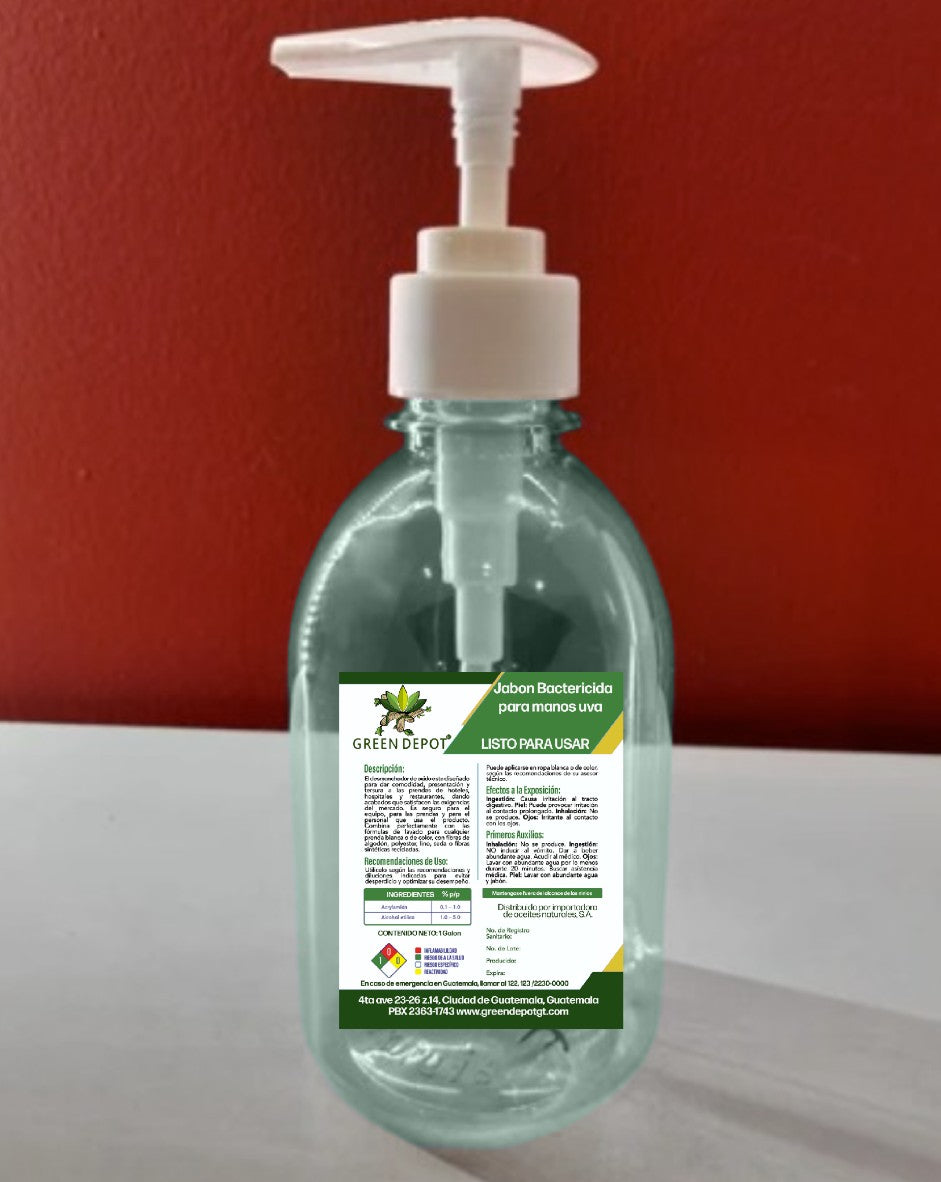 Jabon Bactericida para Manos - Uva