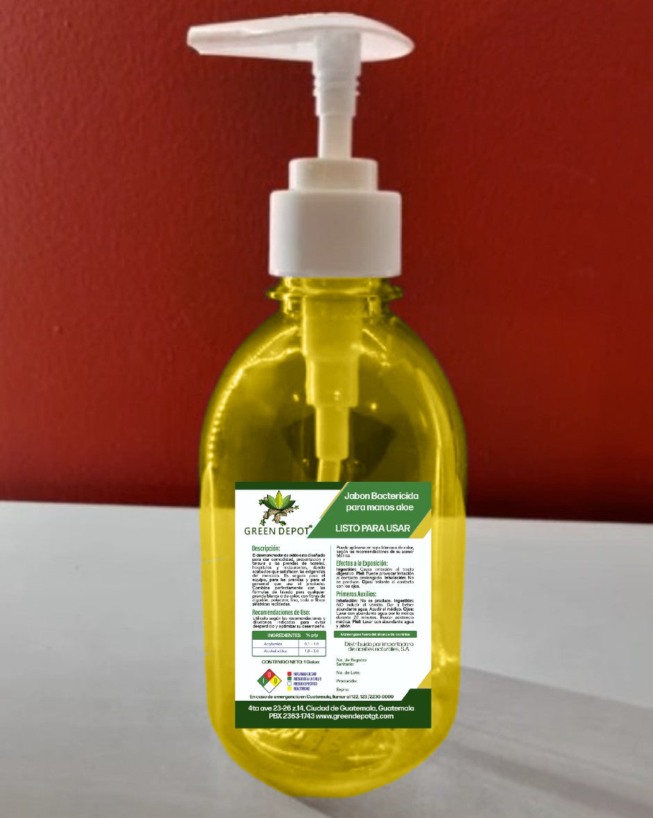 Jabon Bactericida para Manos - Aloe