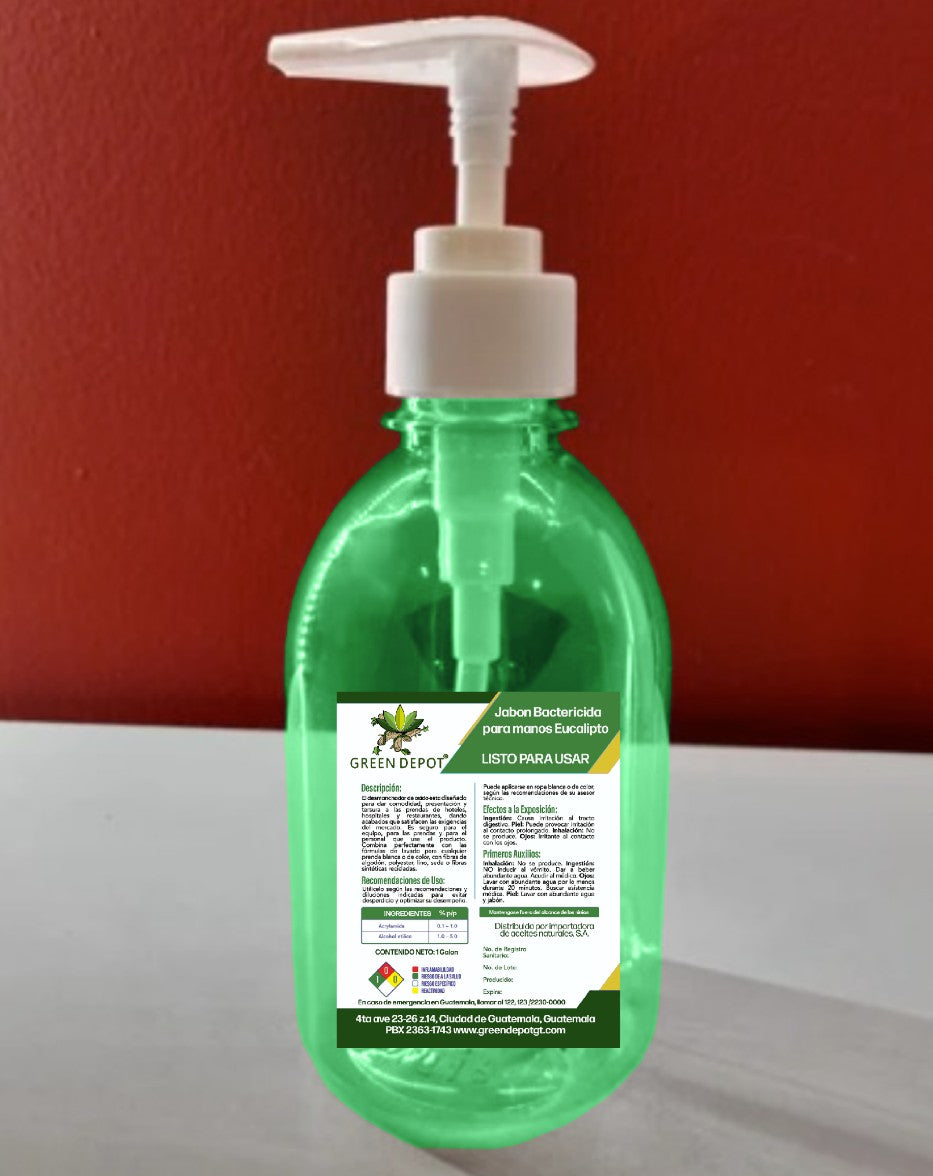 Jabon Bactericida para Manos - Eucalipto