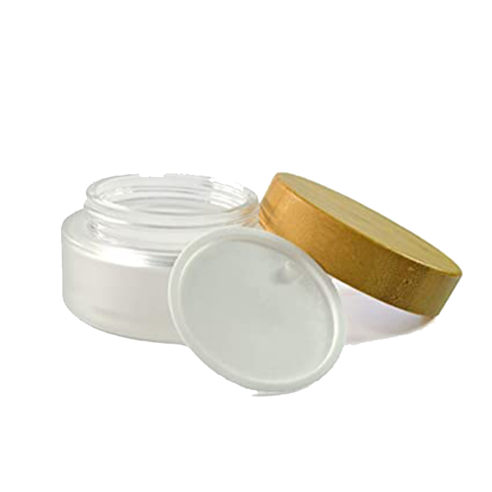 Tarro Vidrio c/Tapa Bambu - 50g