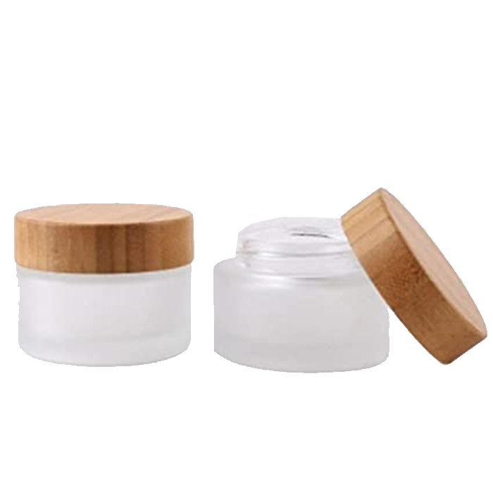 Tarro Vidrio c/Tapa Bambu - 50g