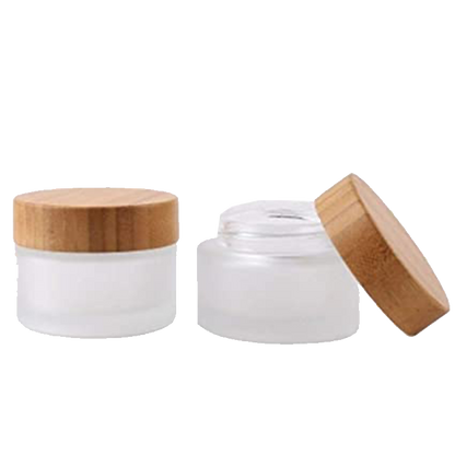 Tarro Vidrio c/Tapa Bambu - 50g