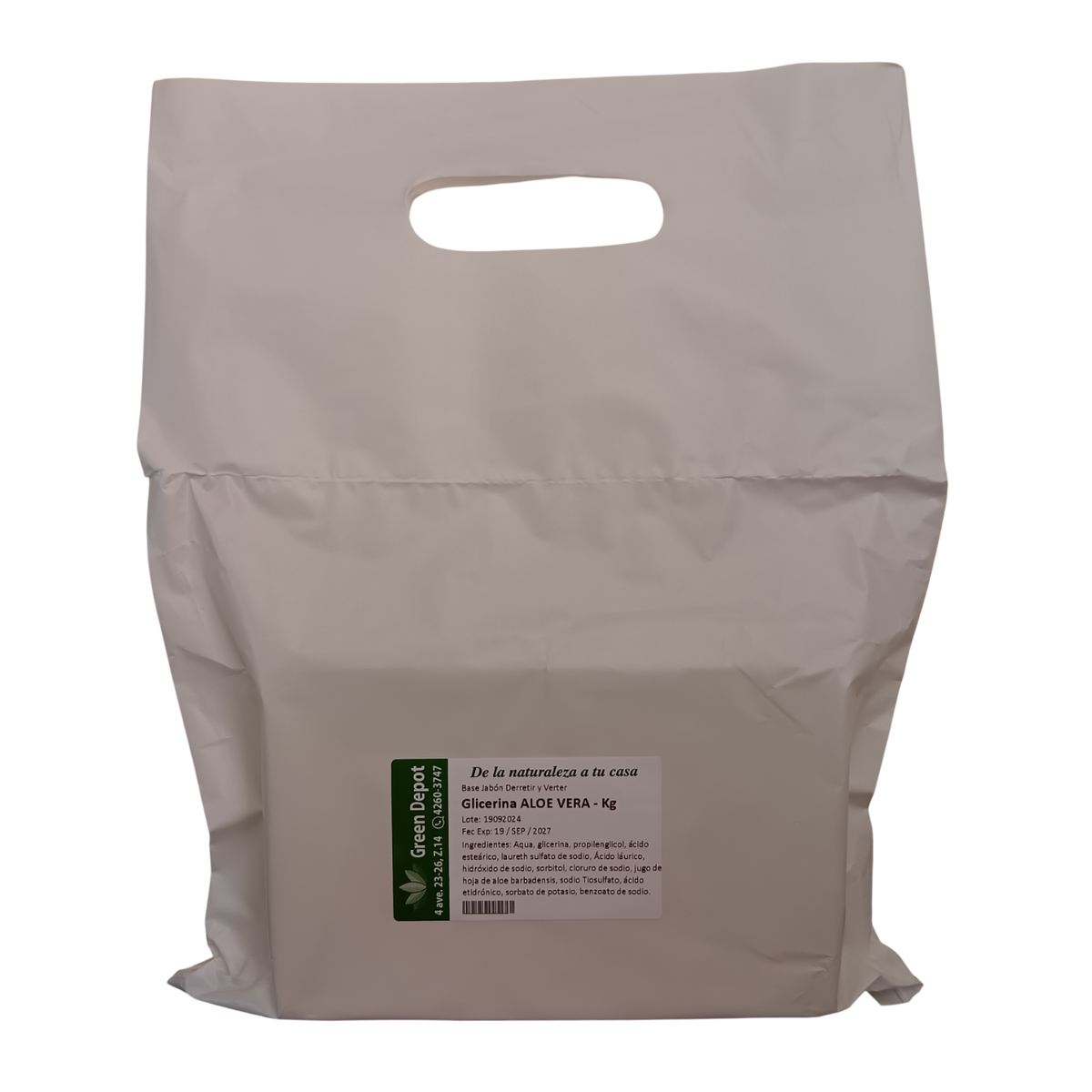 Base Jabon Glicerina Aceite Oliva - Green Depot