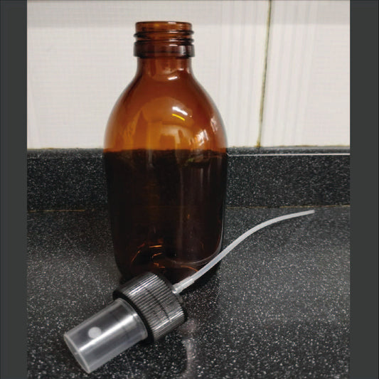Frasco Vidrio c/tapa Atomizador 28mm - 250ml