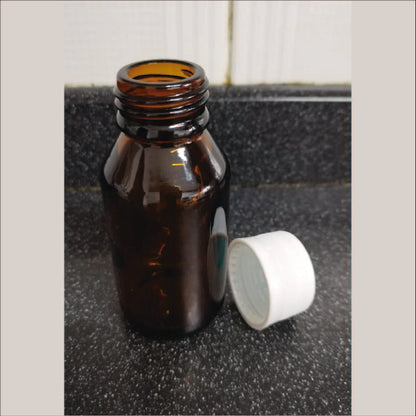 Frasco Vidrio Amber c/Tapa Rosca 28mm - 60ml