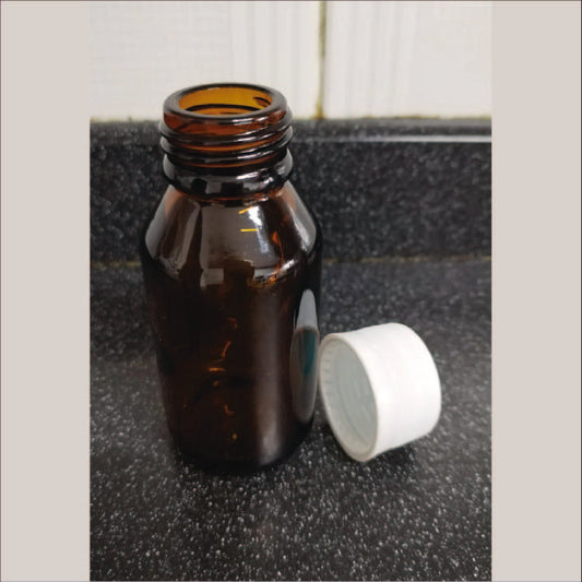 Frasco Vidrio Amber c/Tapa Rosca 28mm - 60ml