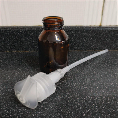 Frasco Vidrio c/tapa Cremera 28mm - 60ml