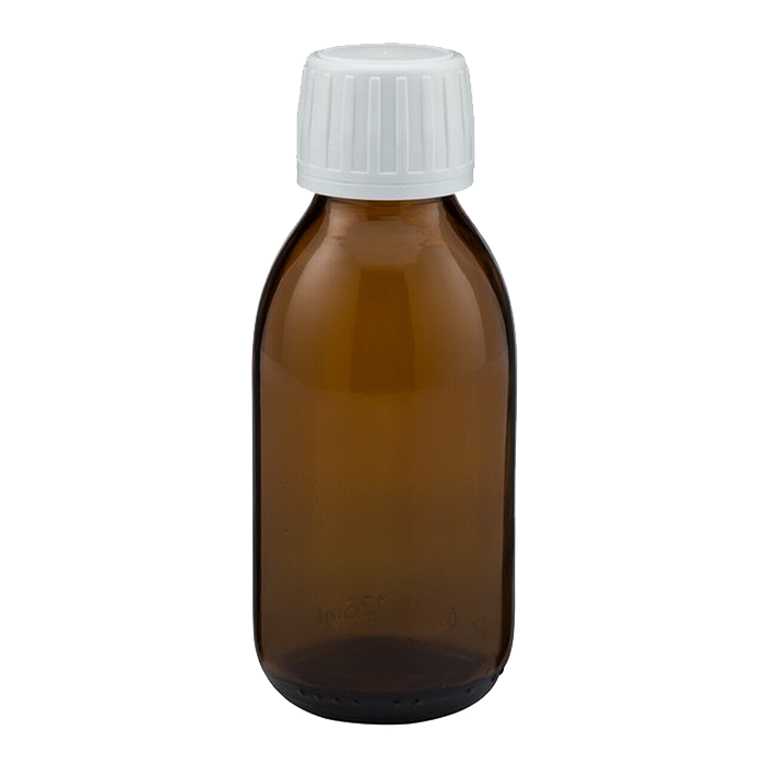 Frasco Vidrio Amber c/Tapa Rosca 28mm - 60ml