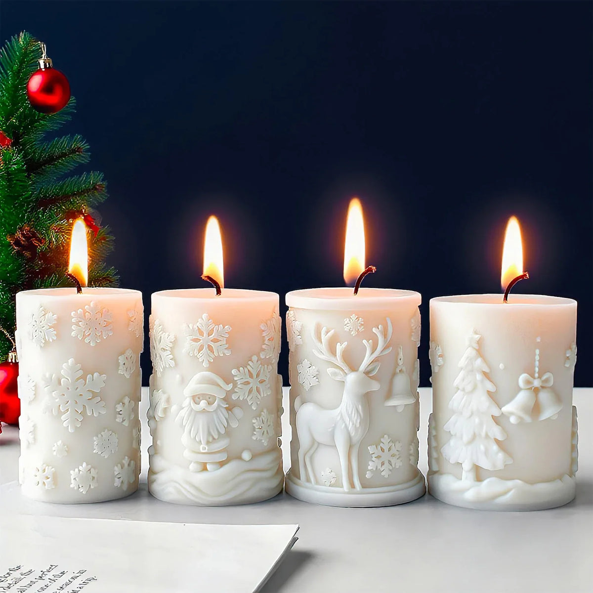 Molde tarro navidad n.26