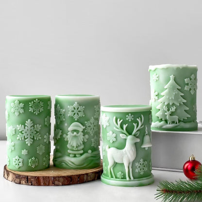 Molde tarro navidad n.26
