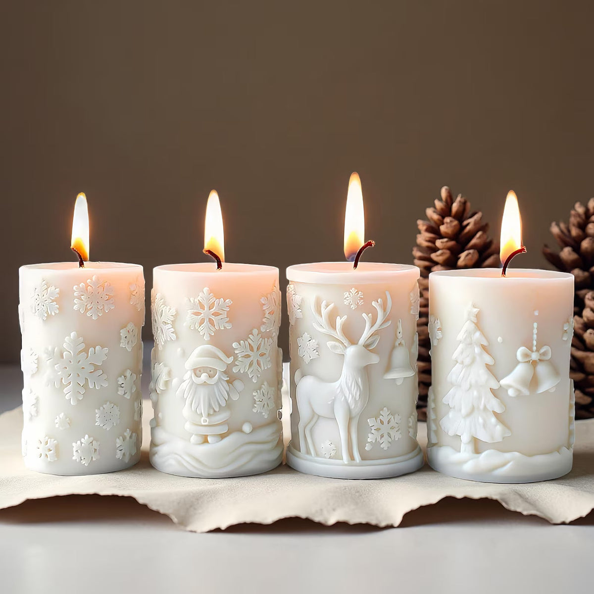 Molde tarro navidad n.26