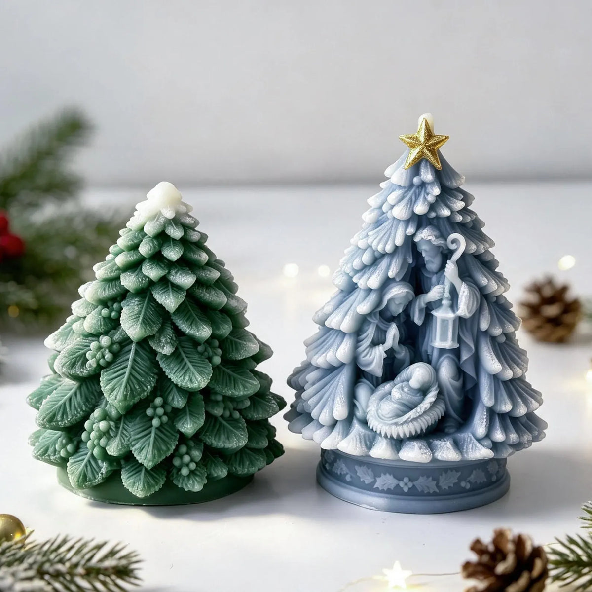 Molde  arbol navidad n.28
