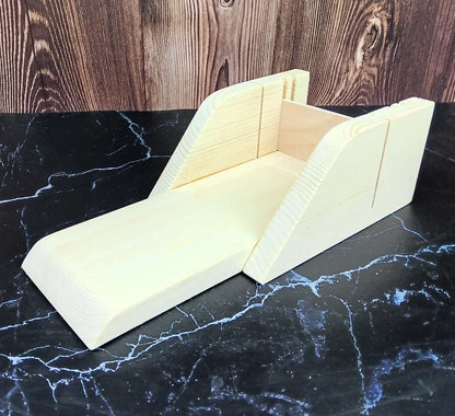 Set de Cortadora y cuchilla de Jabón en Barra - Madera No. 4