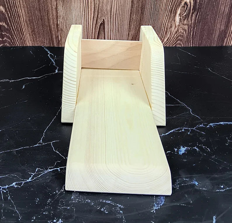 Set de Cortadora y cuchilla de Jabón en Barra - Madera No. 4