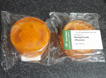 Jabon con Pashte de  Naranja